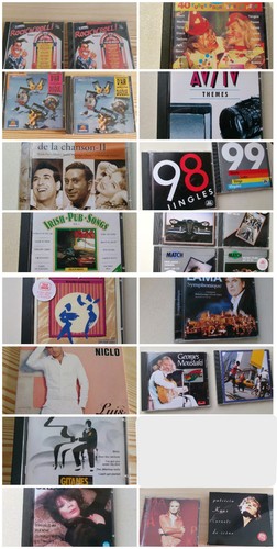 Lot compilations et - cd,