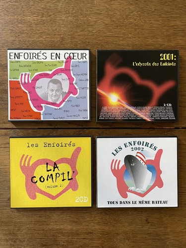 Lot compilations les enfoirés - compilations,